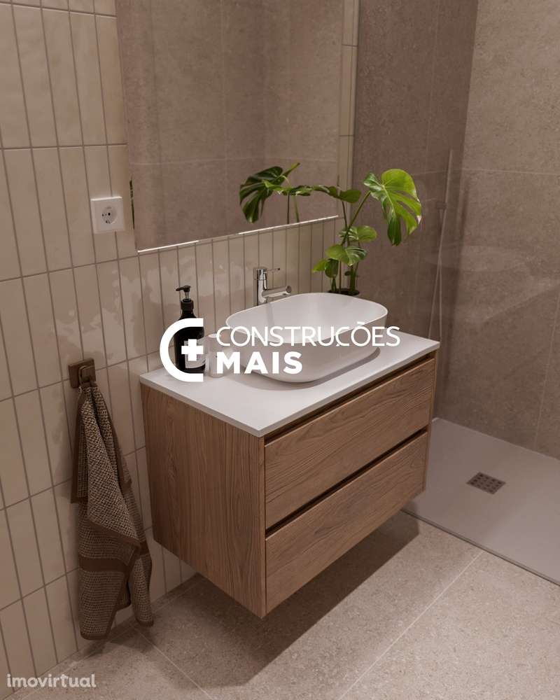Apartamento T1 NOVO - Solar das Oliveiras, Santarém. - Grande imagem: 5/11