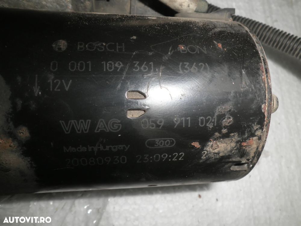 Electromotor Audi A4 B8, A5, A6, 2.7 TDI 3.0 TDI 0001109361 059911021D - 2