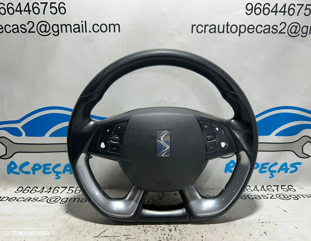 .Volante Guiador Pele Multifunções Original Citroen DS5 98002842ZQ