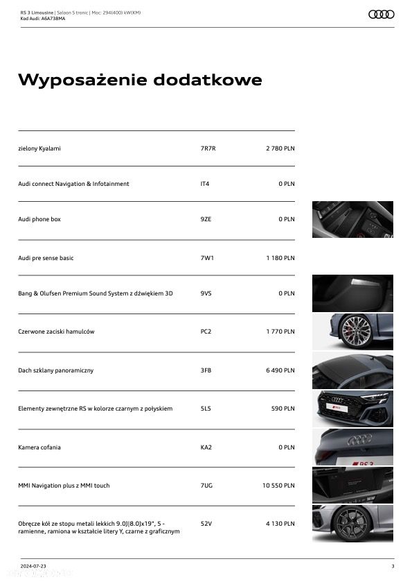 Audi RS3 Limousine - 18