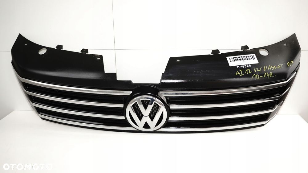 GRILL ATRAPA ZDERZAKA VW PASSAT B7 10-14R - 7
