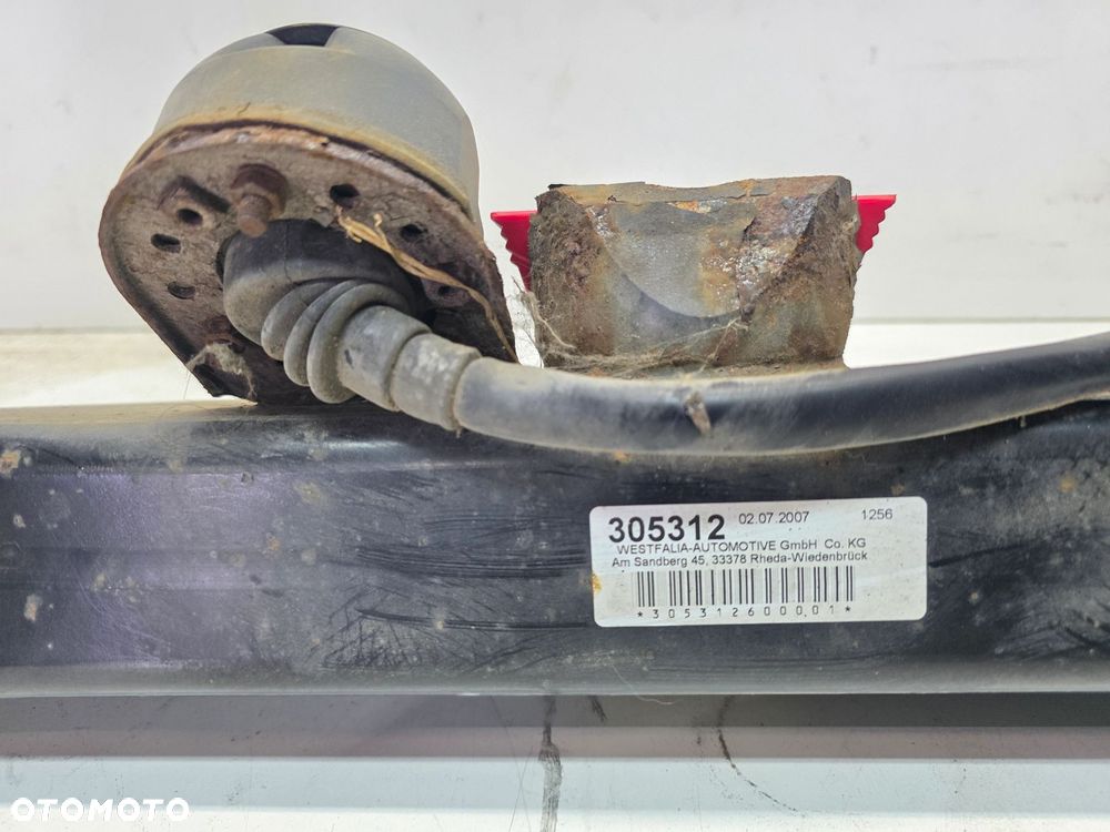 HAK HOLOWNICZY SKŁADANY + MODUŁ WESTFAILA AUDI Q7 4L 4L0092155 4L0907383 - 13