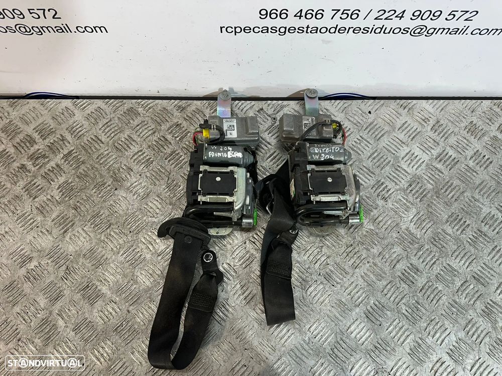 .Conjunto Cinto De Segurança Frontais Original Mercedes Benz W204 2007 - 2014 - 7