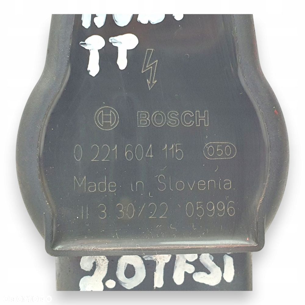 CEWKA ZAPŁONOWA Audi TT VW Golf Seat Skoda 2.0 TFSI Bosch 0221604115 - 2