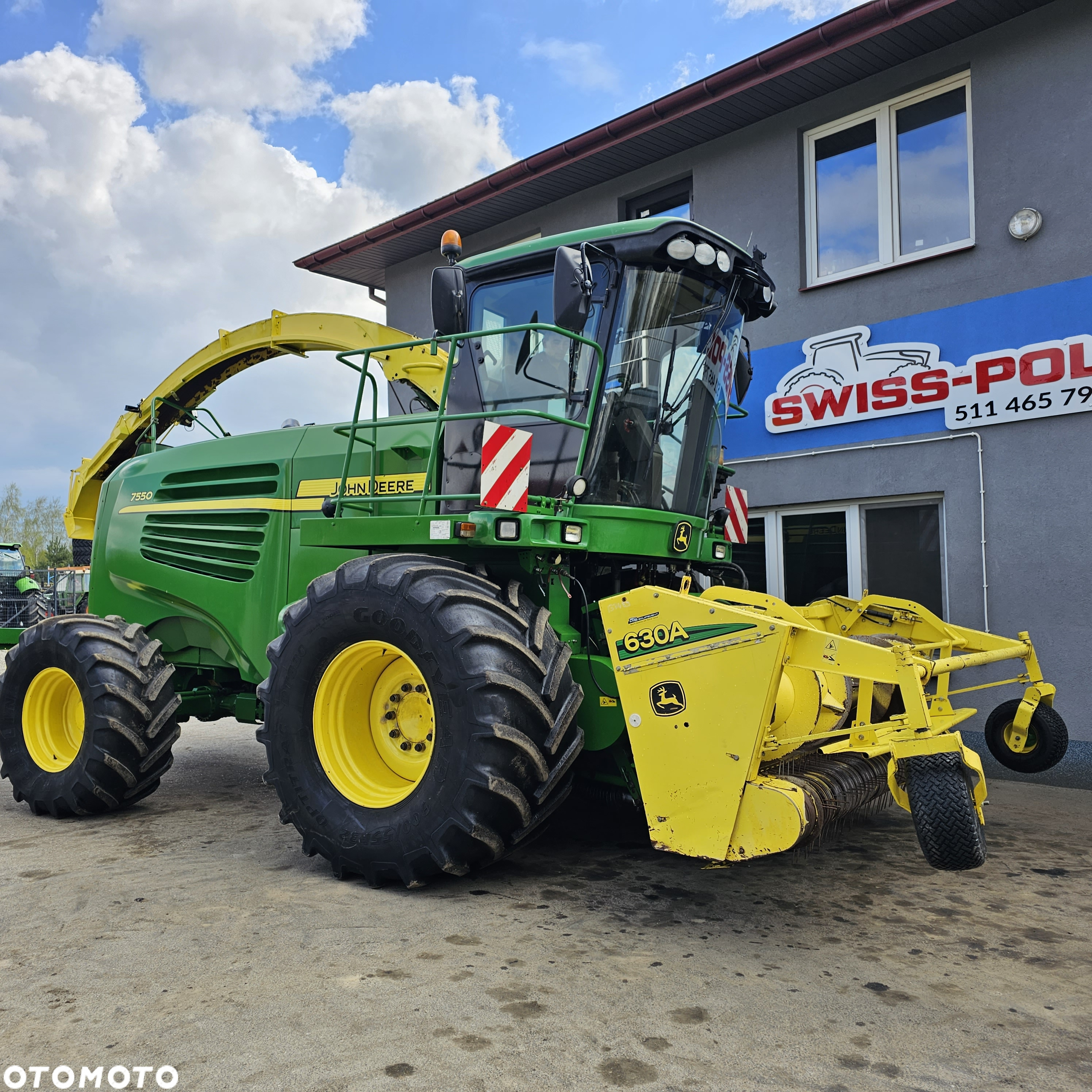 John Deere 7550 Sieczkarnia do Kukurydzy 4x4 do Trawy 7450  pro 7780 jd 7580 JOHN 7480 Jaguar 870 Profi - 2