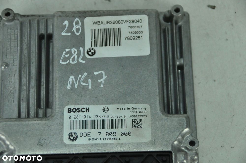 Bmw E82 Komputer Zestaw Startowy 2.0D N47 Nr 330 - 5