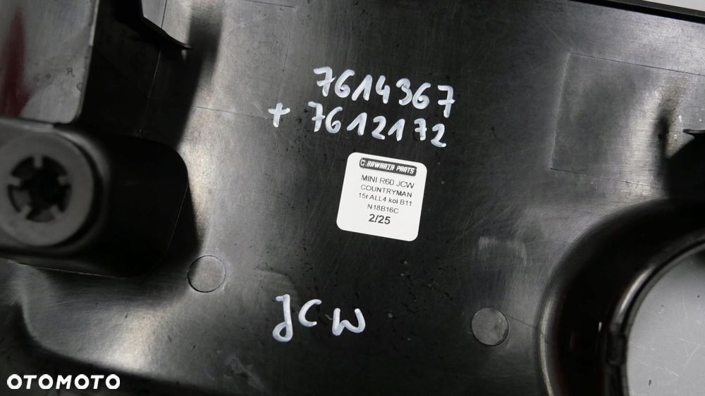 mini r55 r56 r57 r59 r60 r61 osłona pokrywa obudowa silnika górna jcw n18 - 3