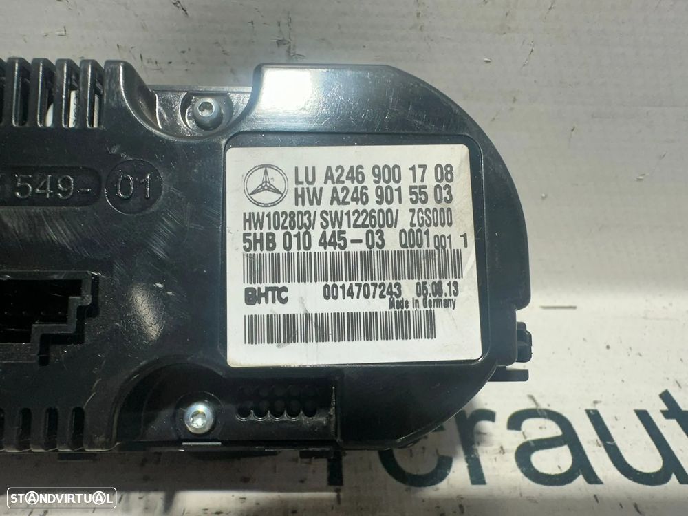 .Display Sofagem Climatronic Digital AC Ar Condicionado Mercedes Benz A2469001708 2011 - 2019 - 8