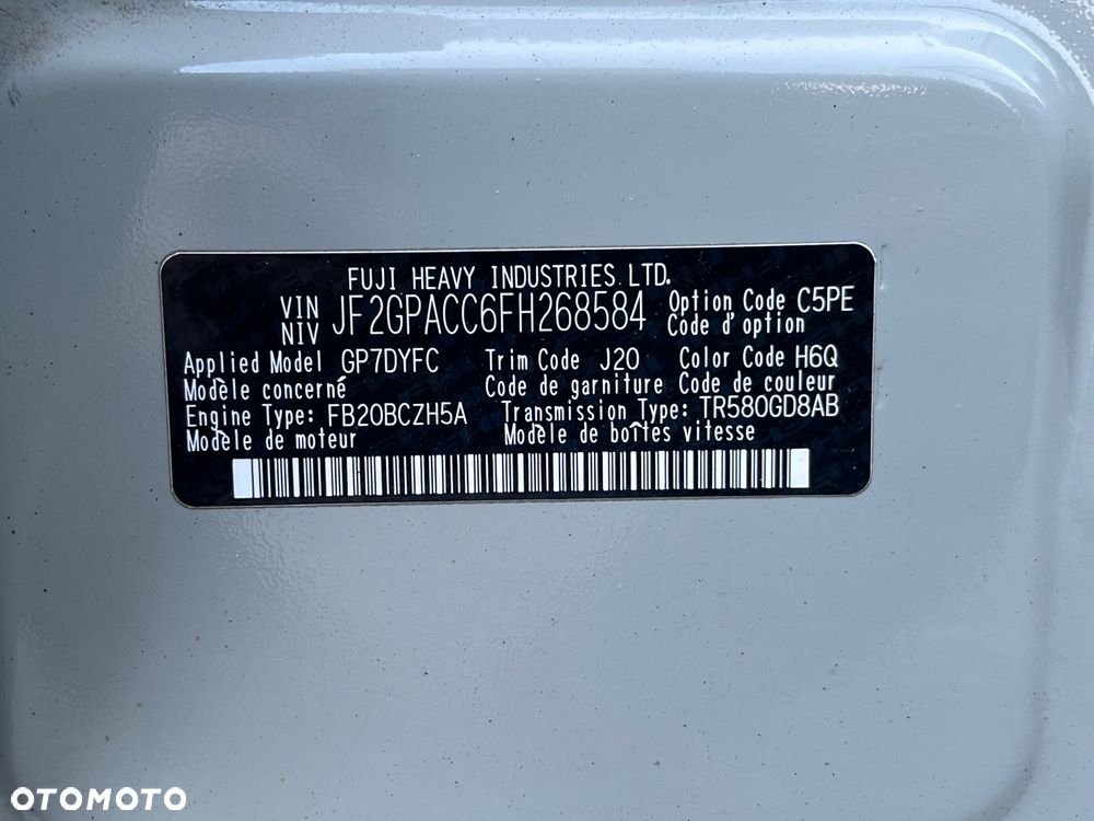 Subaru XV - 18