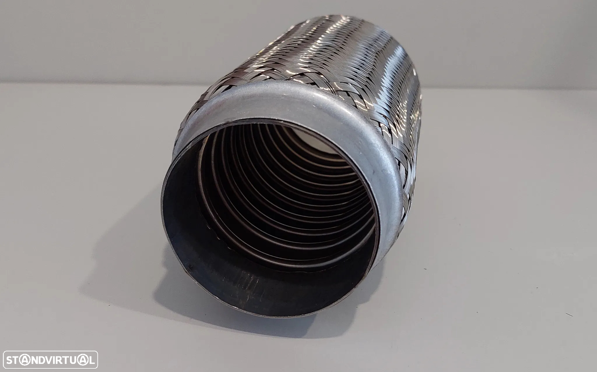 76mm - Flexível Inox Reforçado Escapes Universal (203mm comprimento) - 3