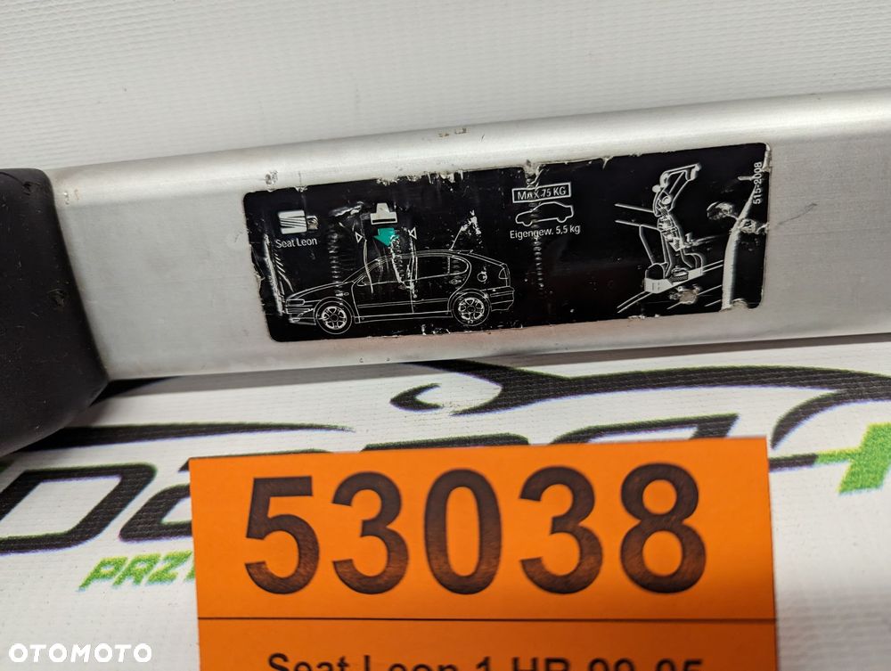 Bagażnik dachowy bazowy belki poprzeczki Seat Leon 1 HB 99-05 - 6