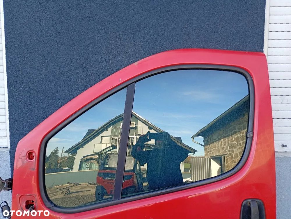 drzwi przednie lewe przód kompletne czerwone opel vivaro a trafic ii primastar 2001-2014 - 5