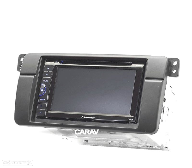 MOLDURA ADAPTADOR PRETO PARA RADIO 2-DIN PARA BMW SERIE 3 E46 - 3