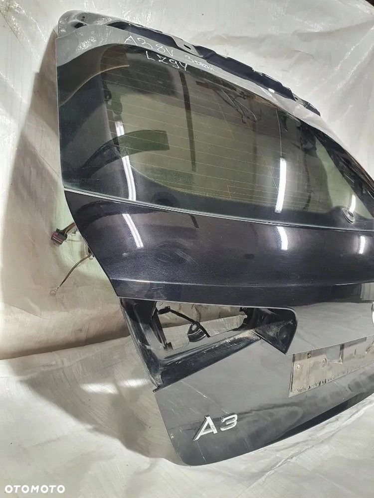AUDI A3 8V COUPE 3-drzwi KLAPA BAGAŻNIKA TYŁ CZARNY LZ9Y SUPER STAN - 6