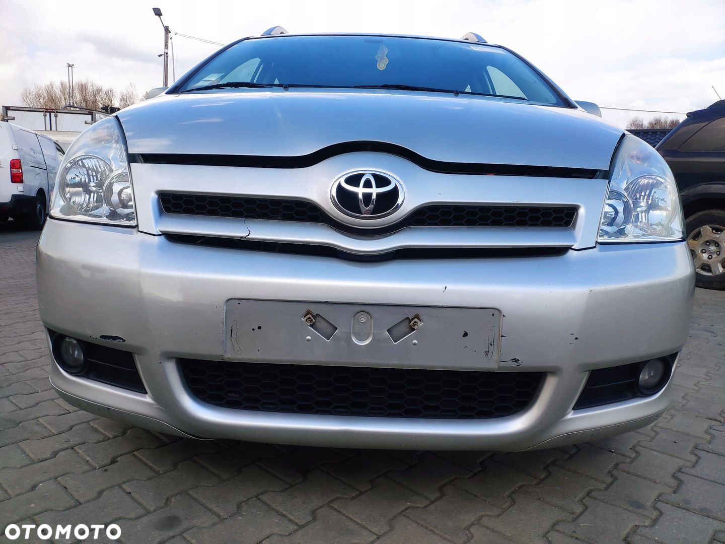 COROLLA VERSO II ZDERZAK PRZÓD MASKA BŁOTNIK LAMPA 04-08 1C0 1CO PAS ATRAPA - 3