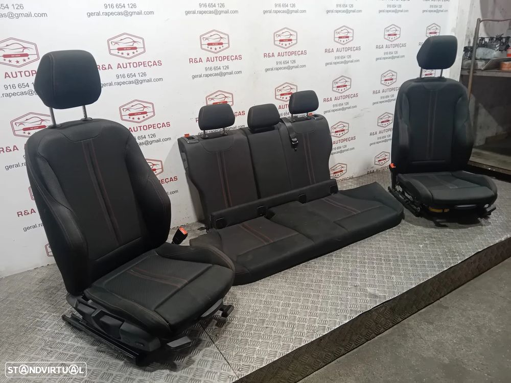 Conjunto de Bancos BMW Série 1 F20 LCI Sport em Tecido Original - 3