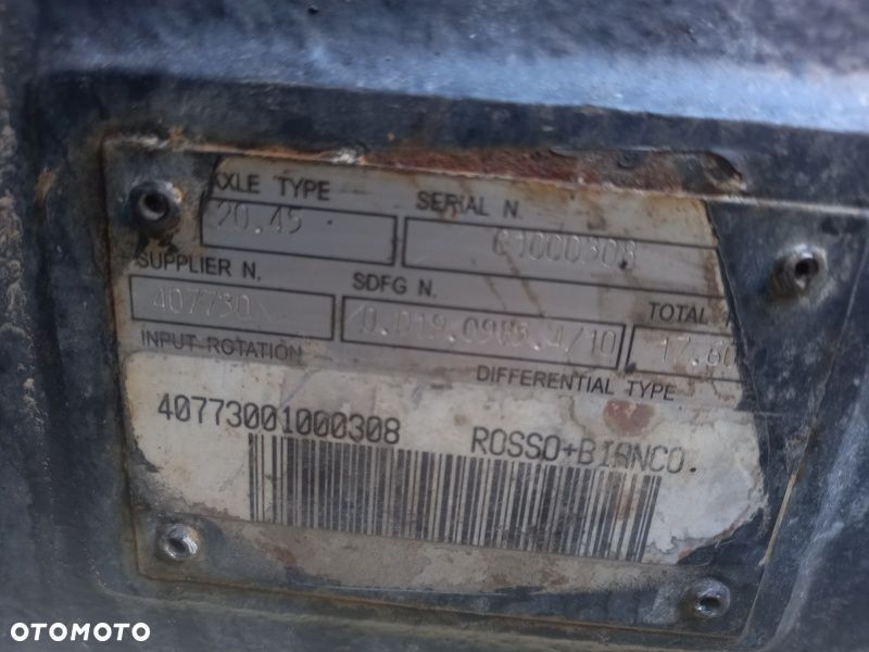 Przednia oś Carraro 20.45 Deutz Fahr 7250 TTV - 2