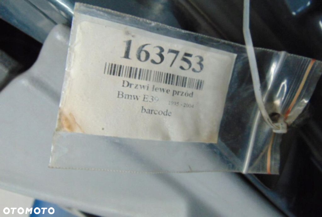 BMW E39 2.8 BENZYNA SEDAN DRZWI LEWY PRZÓD STAN WIDOCZNY NA ZDJĘCIU - 6