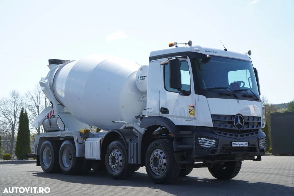 Mercedes-Benz AROCS 3240 / 9M3 BETONIERĂ / 8x4 / SCHWING STETTER / HARDOX / JANTE DIN ALIAJ / 12.2021 - 8