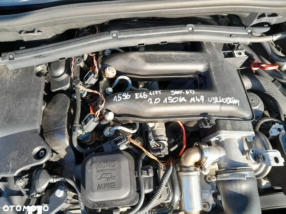 BMW E46 SILNIK 2.0 150KM DIESEL M47 !!! NA CZĘŚCI !!! - 2