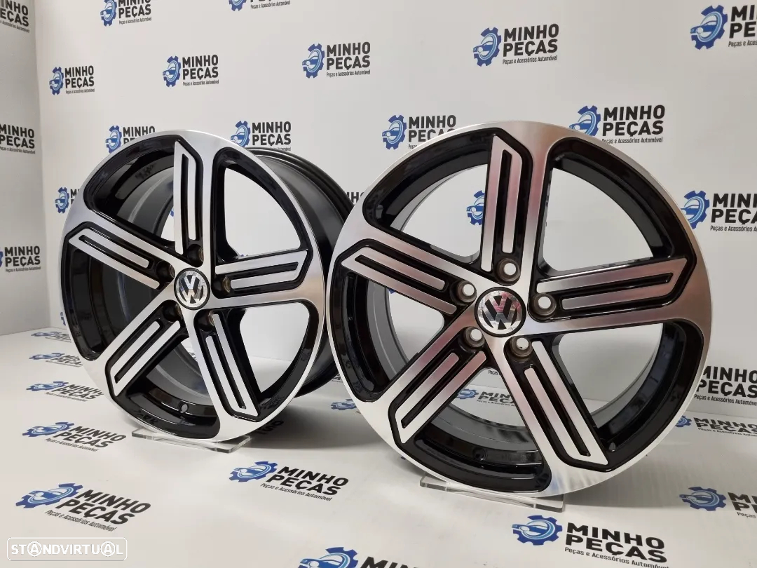 Jantes Golf R400 em 16 (5x100) Preto Polido - 2