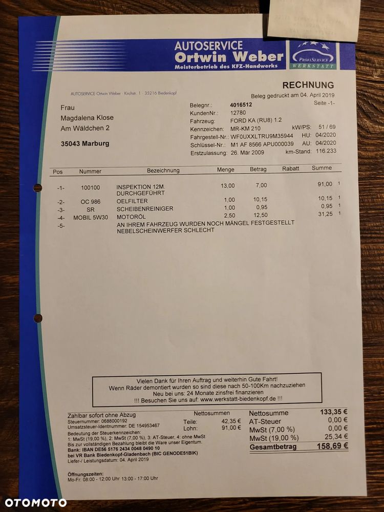 Ford KA - 26