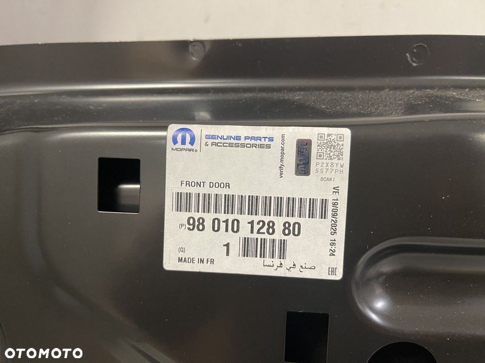 FABRYCZNIE NOWE ORYGINALNE DRZWI PRAWE PRZEDNIE CITROEN C4 CACTUS 14-17 9801012880 PRAWA PRZÓD - 9