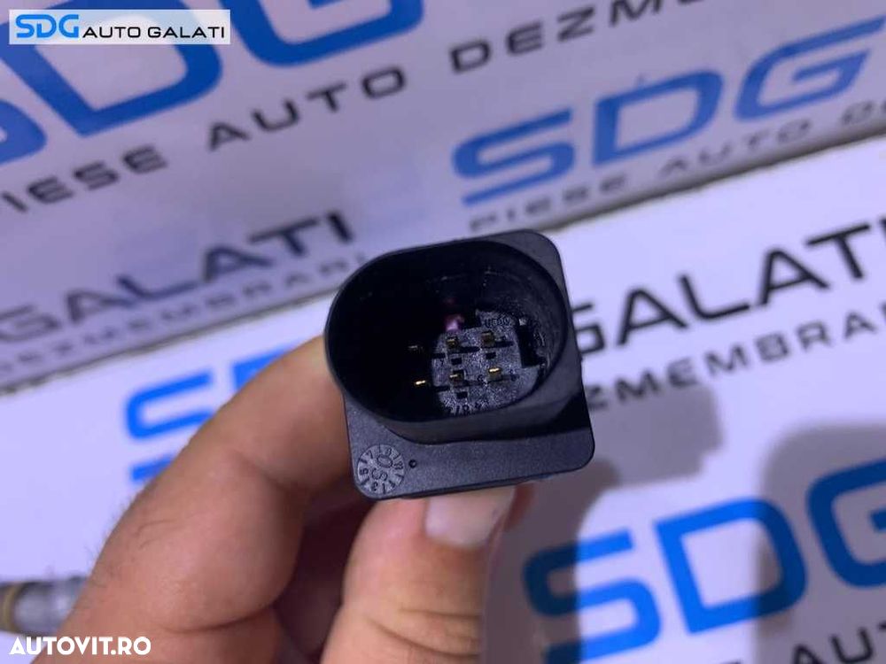 Senzor Sonda Lambda Galerie Evacuare cu 6 Pini Fire la Mufa Audi A3 8P 2.0 FSI AXW BMB BLX 2004 - 2008 Cod 06F906262H 0258017010 [B0074] - 3