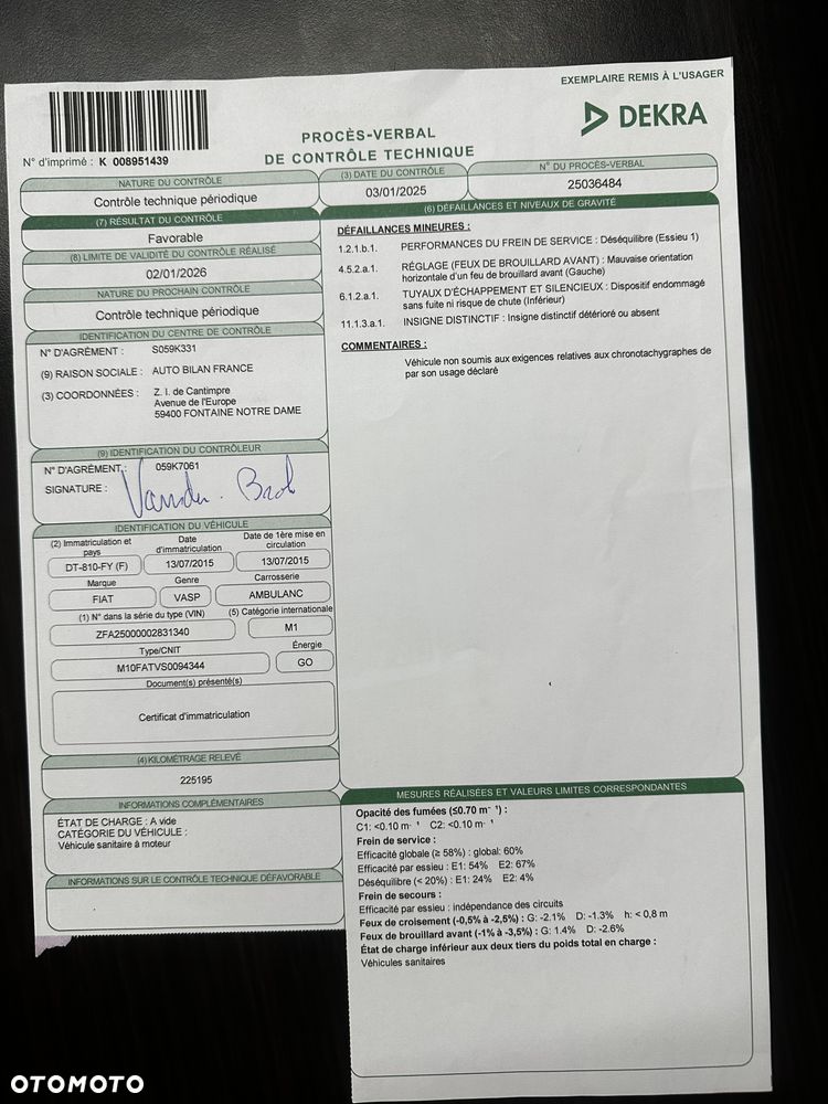 Fiat DUCATO L3H2 2.3 150KM 2015  bez Adblue AMBULANCE 5 miejsc - 39