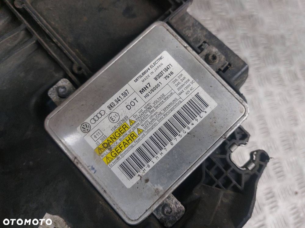 LAMPA LEWY PRZÓD AUDI A5 8T EUROPA XENON 8T0941003L 8K0941597 - 9