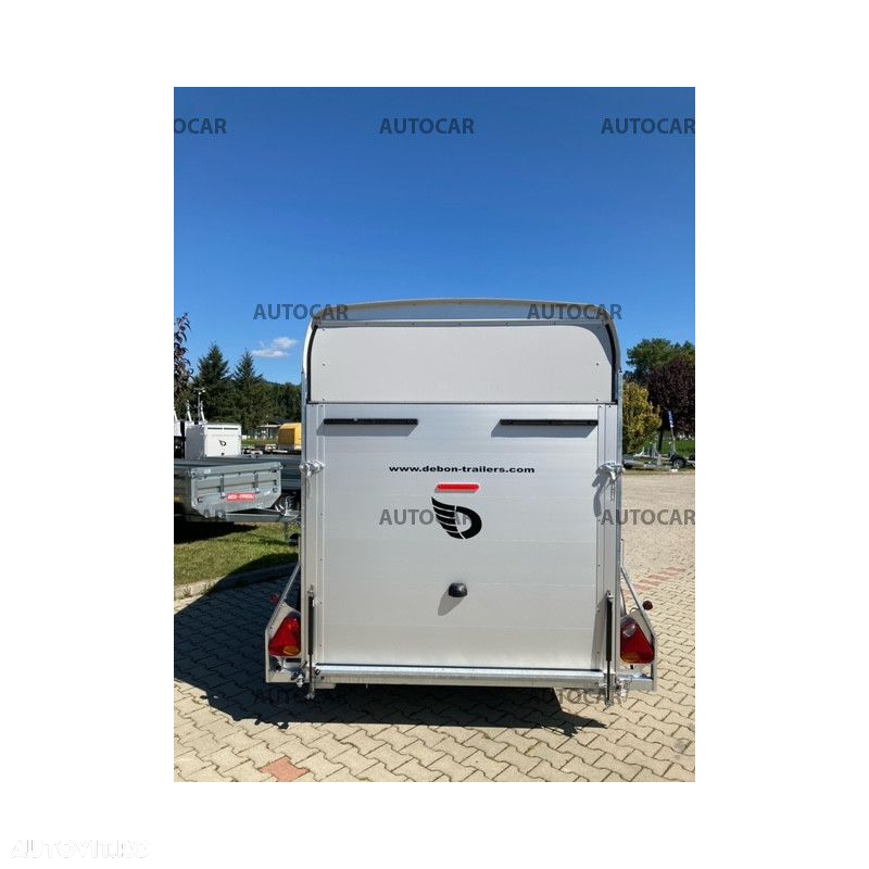 Vezeko Remorca furgon cu doua axe, cu frane Debon C500 - 6