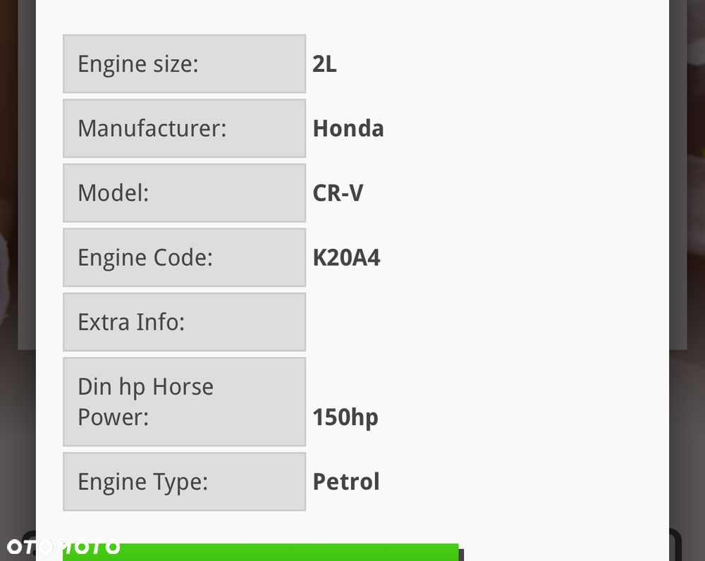 Silnik Honda CRV CR-v Silnik kompletny Honda CRV 2.0 16V K20A4 2005 - 9