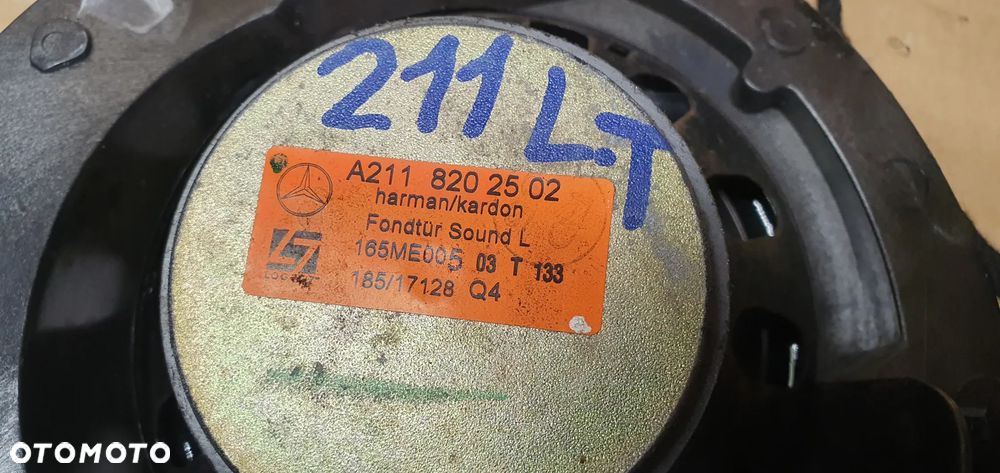 Głośnik drzwi lewy prawy przód tył wzmacniacz HARMAN KARDON Mercedes E-Klasa W211 A2118274542 - 11