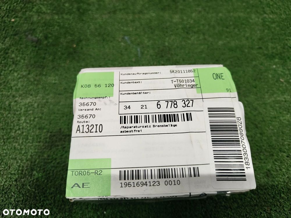 Klocki Hamulcowe Zestaw MINI R55 R56 R57 34216778327 - 2