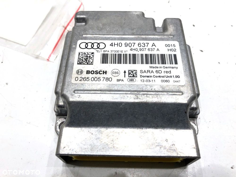 SENSOR AIRBAG  AUDI A8 D4 (4H2, 4H8, 4HC, 4HL) 2009 - 2018 4.2 TDI quattro 258 kW [351 KM] olej - 1