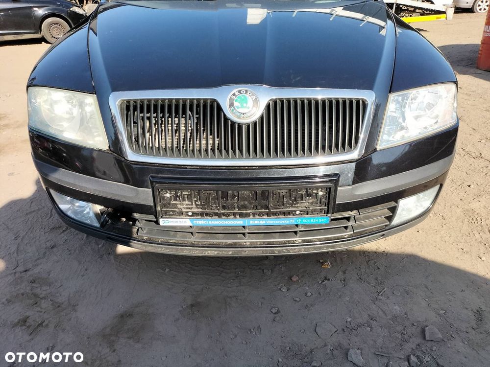KOMPLETNY PRZÓD MASKA ZDERZAK LAMPA BŁTONIK SKODA OCTAVIA II - 2