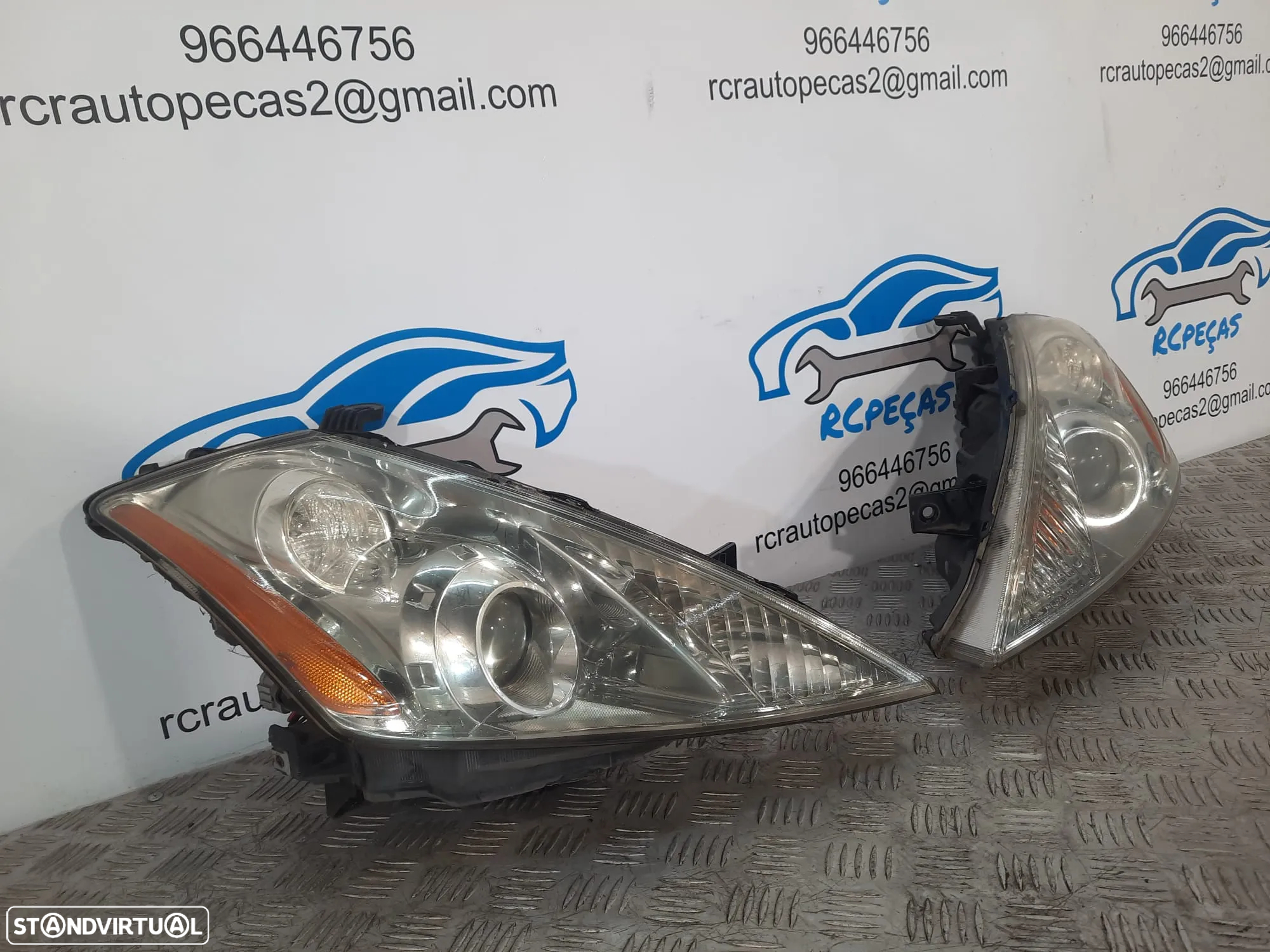 OTICA OTICAS XENON ESQUERDA DIREITA NISSAN MURANO I 1 MK1  Z50 OPTICA OPTICAS FAROL FAROIS ORIGINAIS ORIGINAL - 7