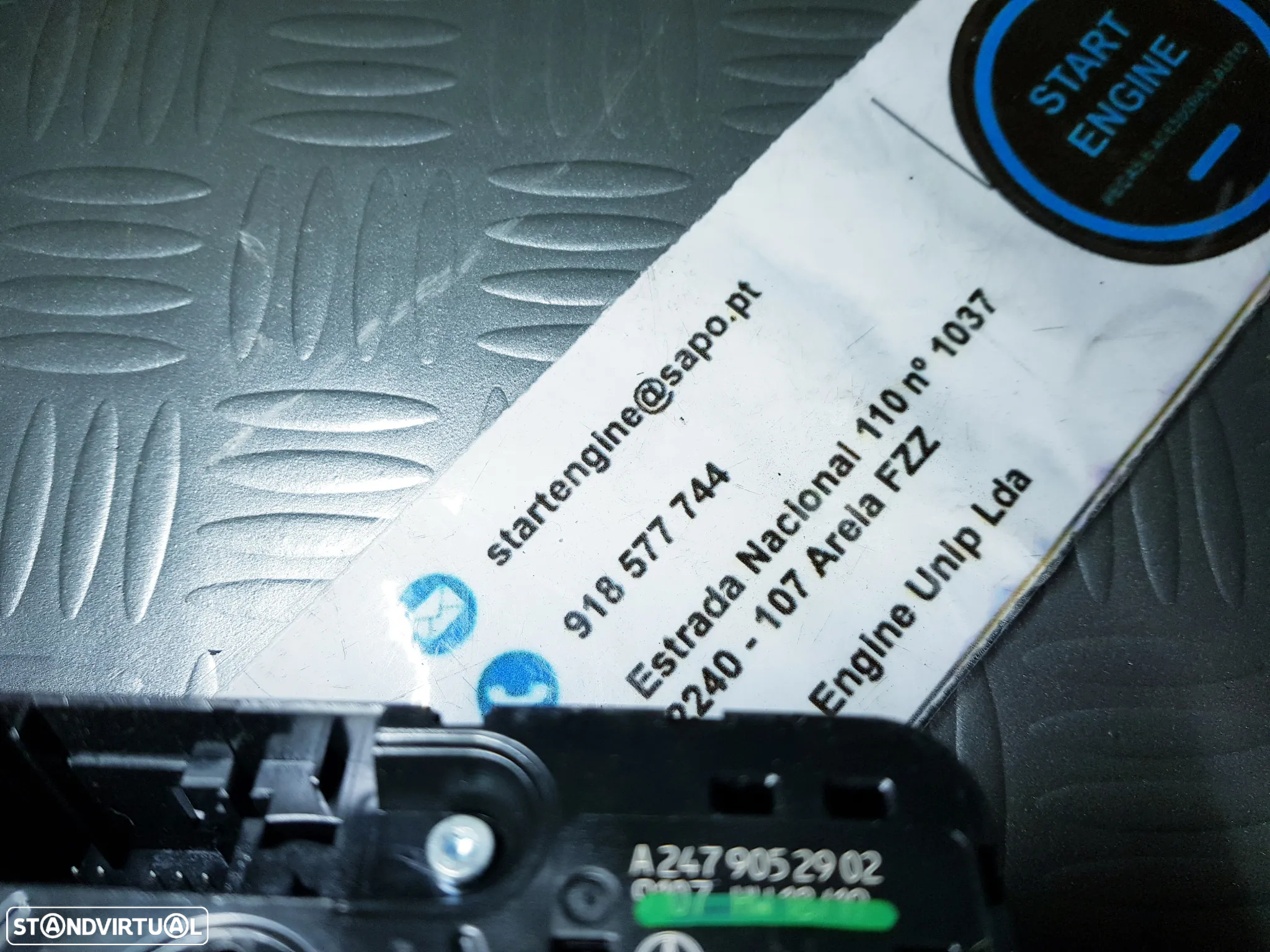 Interruptor Botão luz e travão estacionamento Mercedes CLA C118 W118 Classe A e B W177 W247 2019-2024 - 2