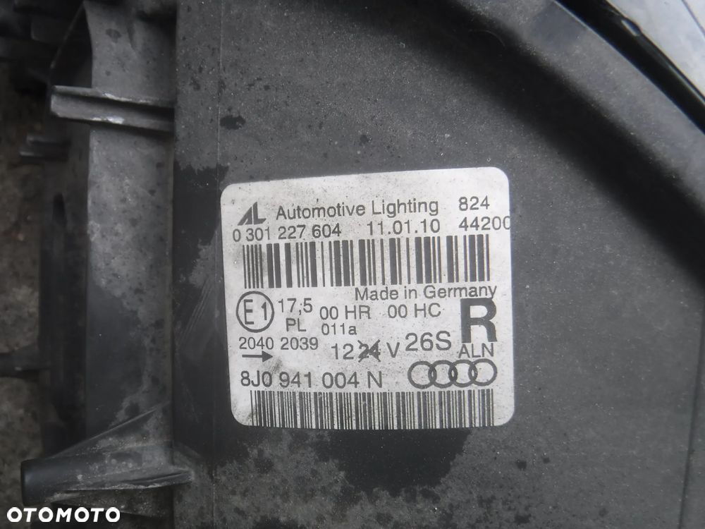 Audi TT 8J cabrio lampa przod lewa prawa 8J0941004N 8J0941003N - 5