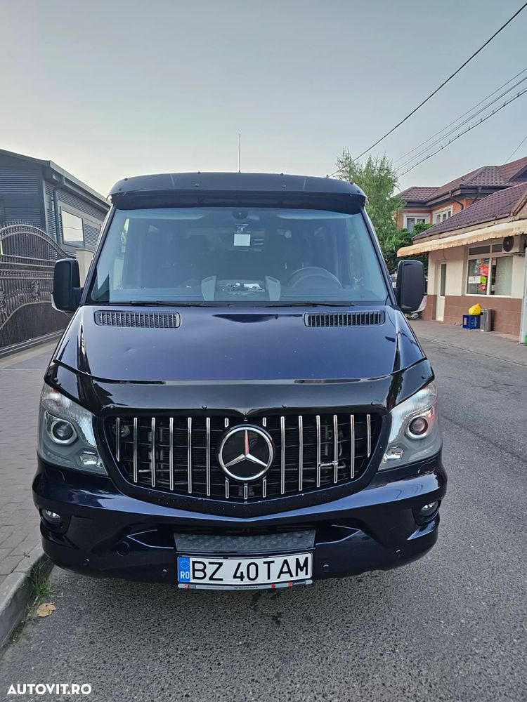 Mercedes-Benz Sprinter 319 V6 doka mixt 5 locuri full duba furgon - 8