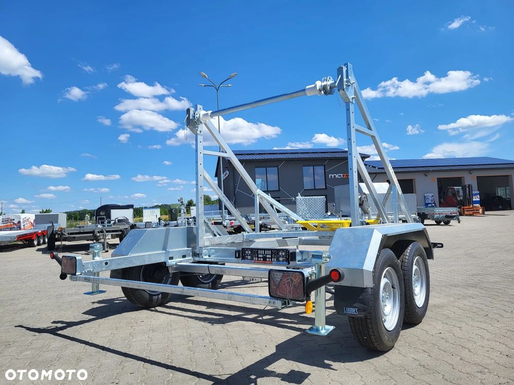Lorries Dostawa przyczepa kablowa DMC2700kg DRUM do kabli i światłowodów SOLIDNA - 7