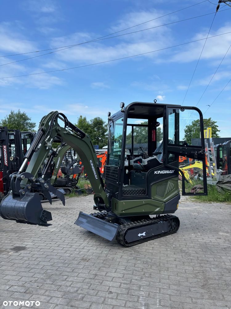 Kingway Koparka 1600kg S16K + Kciuk Hydrauliczny - 8