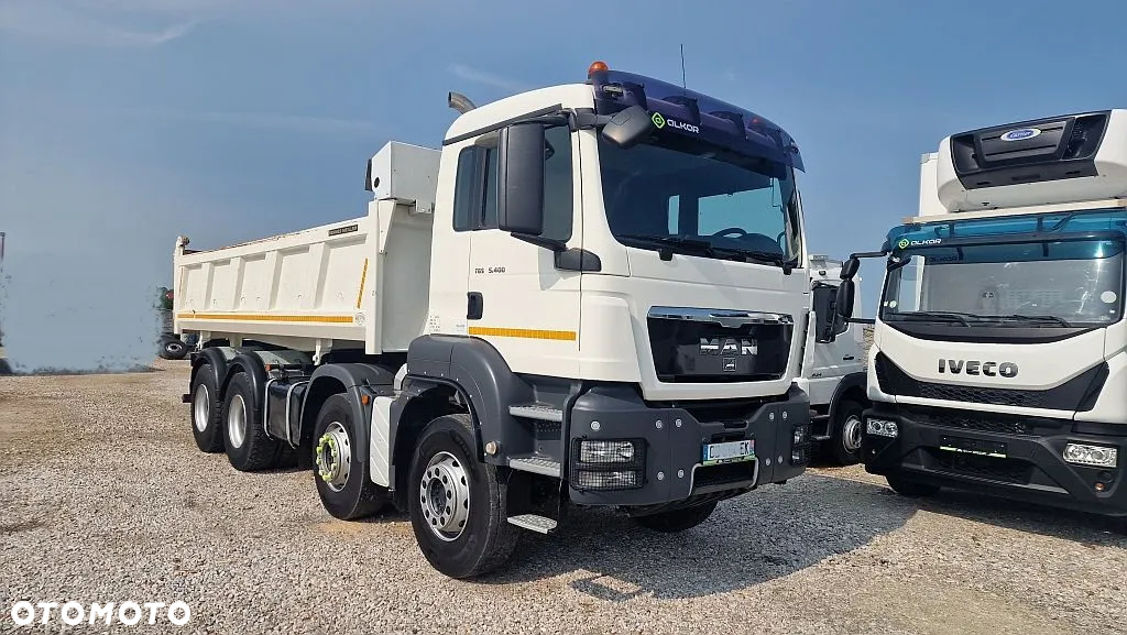 MAN TGS 35,400 8x4 Meiller Kipper Hydroburta - 3