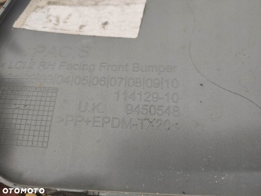 EU NAROŻNIK ZDERZAKA PRAWY PRZÓD MINI F55 F56 LCI 9450548 - 3
