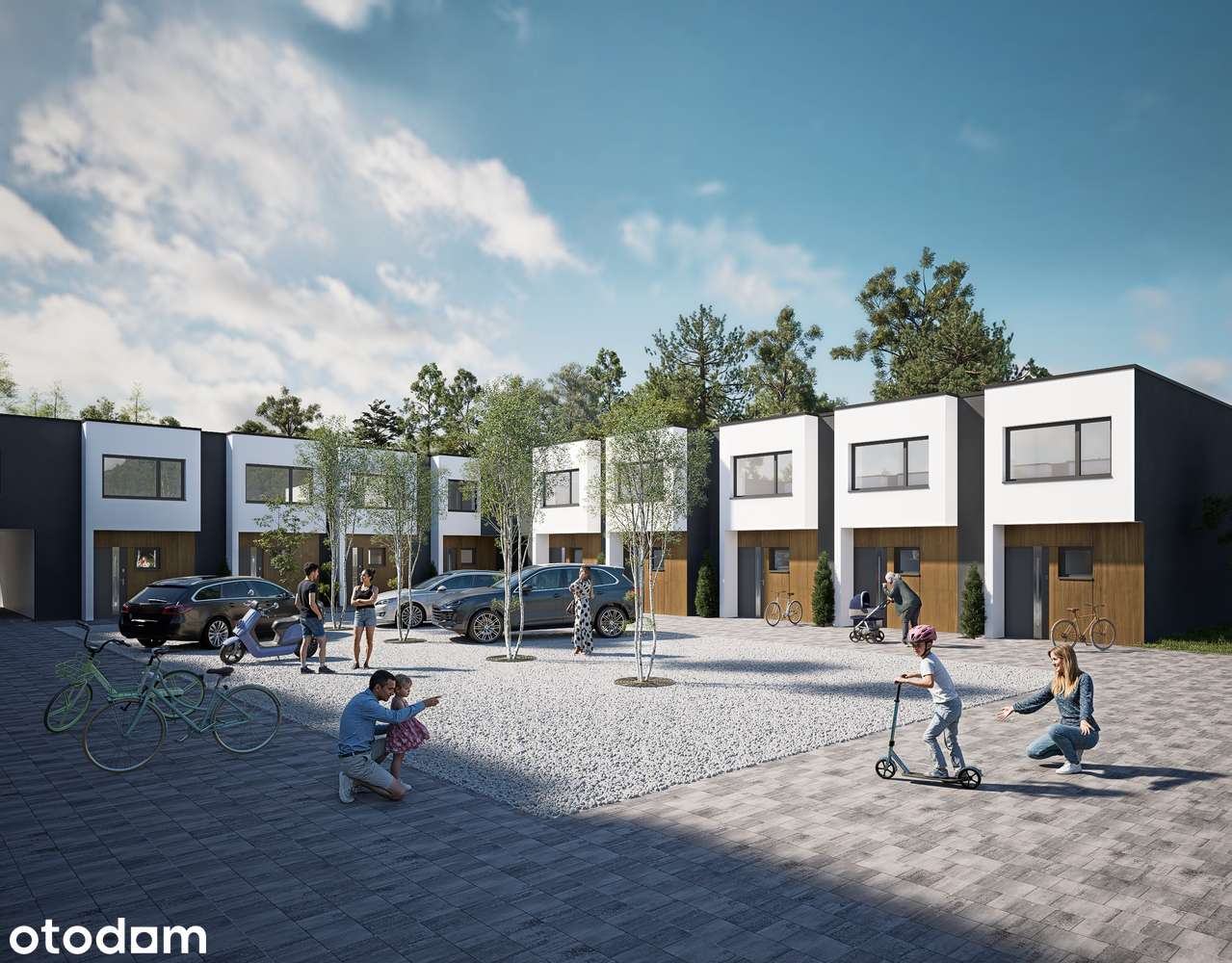 Dwupoziomowy Apartament w zabudowie szeregowej nad morzem. Mielno