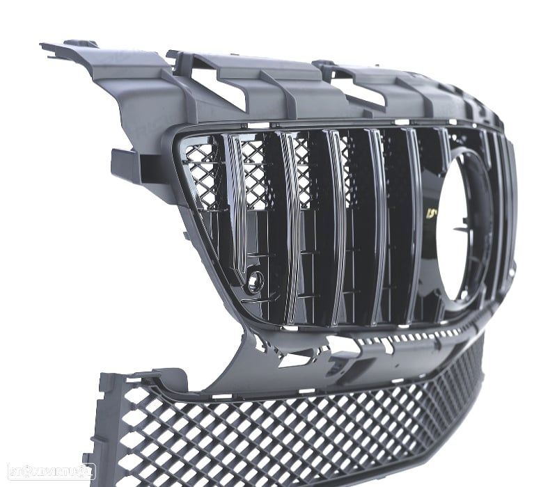 GRELHA FRONTAL MERCEDES SLK R172 11-15 PRETO BRILHANTE - 2
