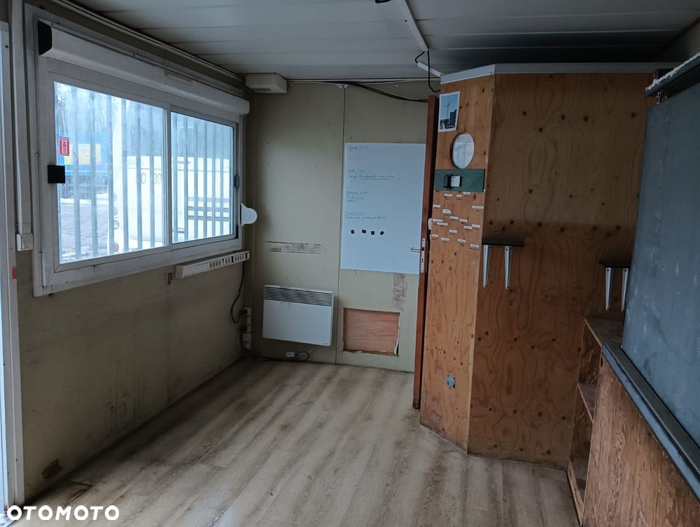 KONTENER BIUROWY MIESZKALNY HANDLOWY MAGAZYN PAWILON SOCJALNY 7.25x3m - 9