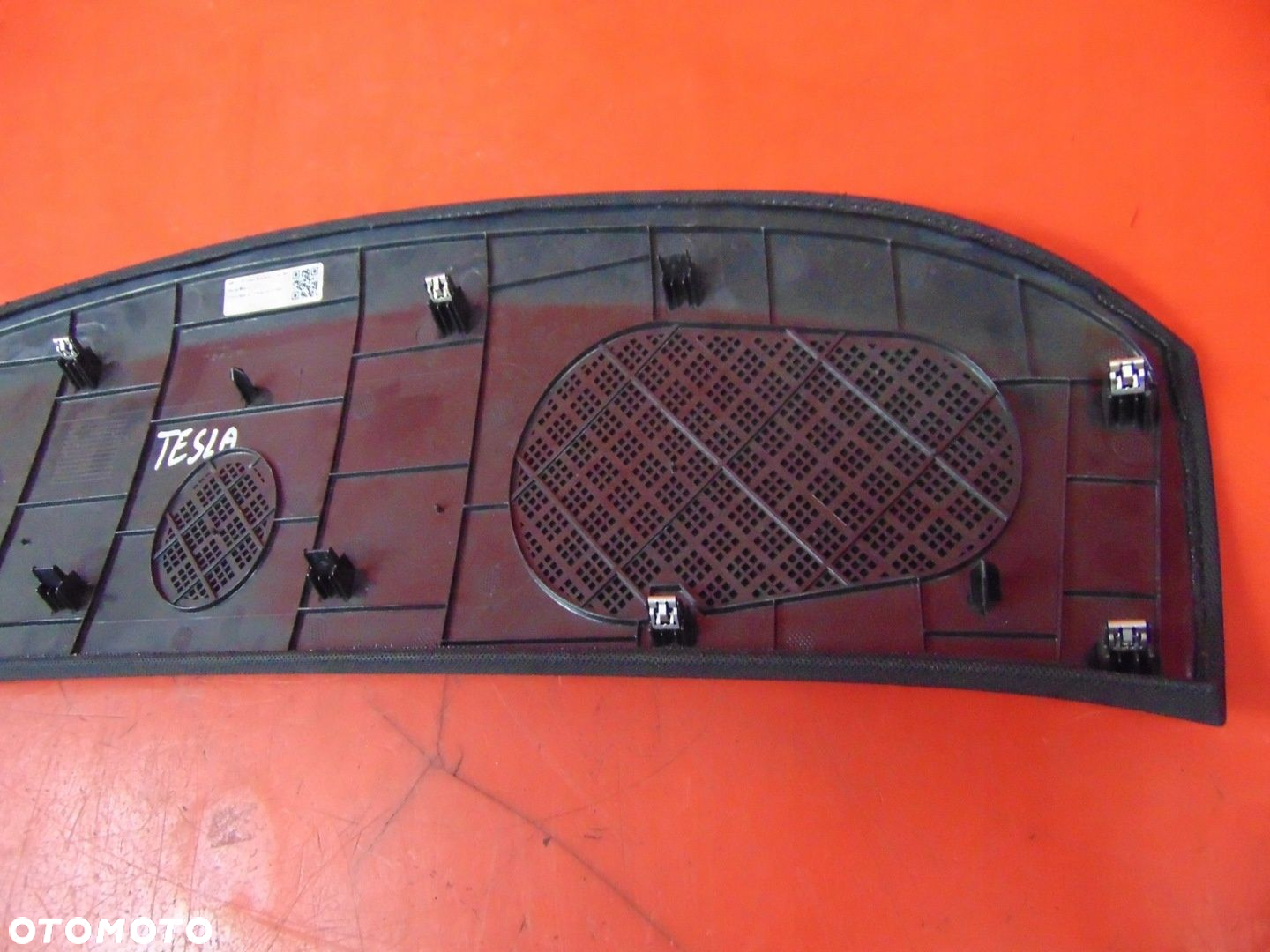 TESLA X PANEL MASKOWNICA GŁOŚNIKÓW PÓŁKA BAGAŻNIKA TYŁ - 8