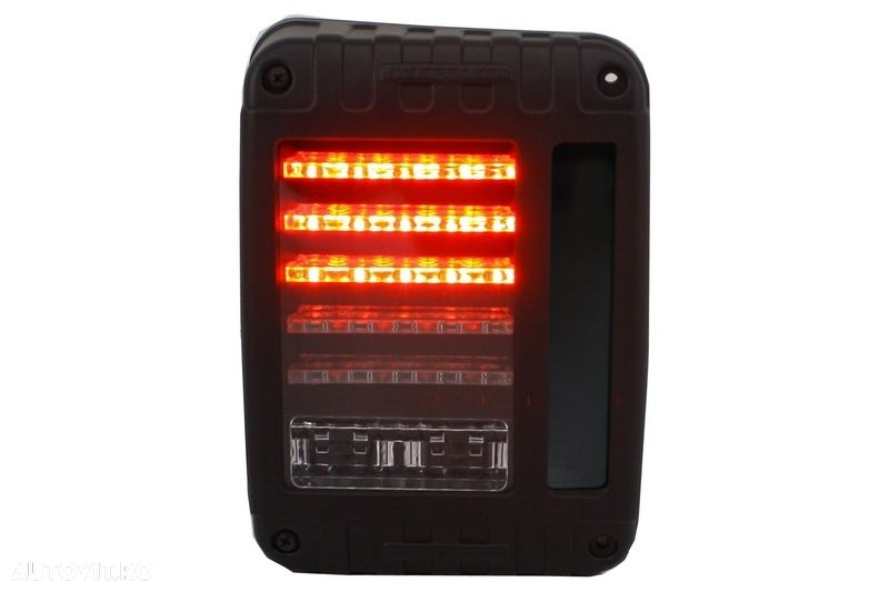 Stopuri Full LED compatibil cu JEEP Wrangler / Rubicon JK (2007-2017) - 6