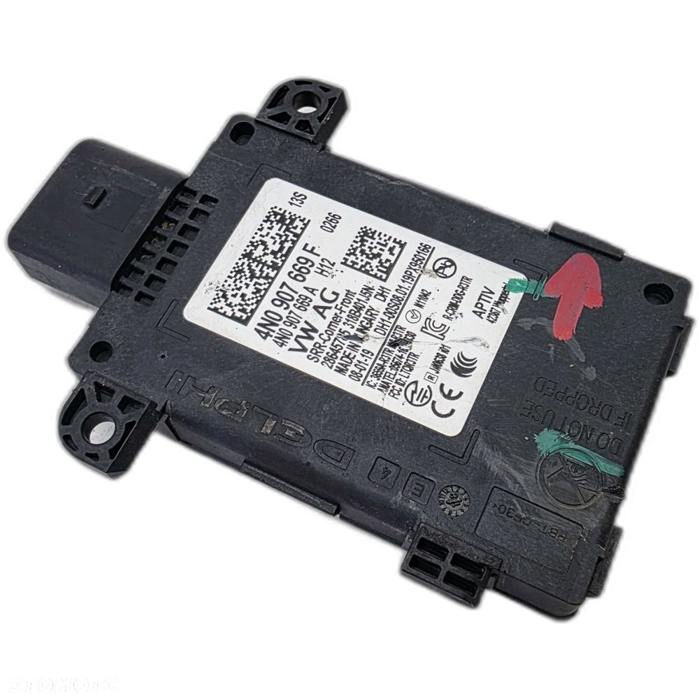 RADAR CZUJNIK DISTRONIC SENSOR AUDI A6 C8 4N0907669F 4N0907699A 2/26 - 1